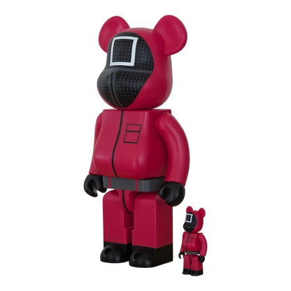 BE@RBRICK Squid Game Guard "Square" (100%+400%)