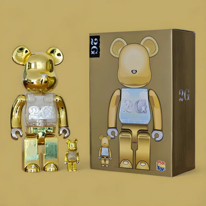 Bearbrick 2G Reverse 100%+400% mit Verpackung