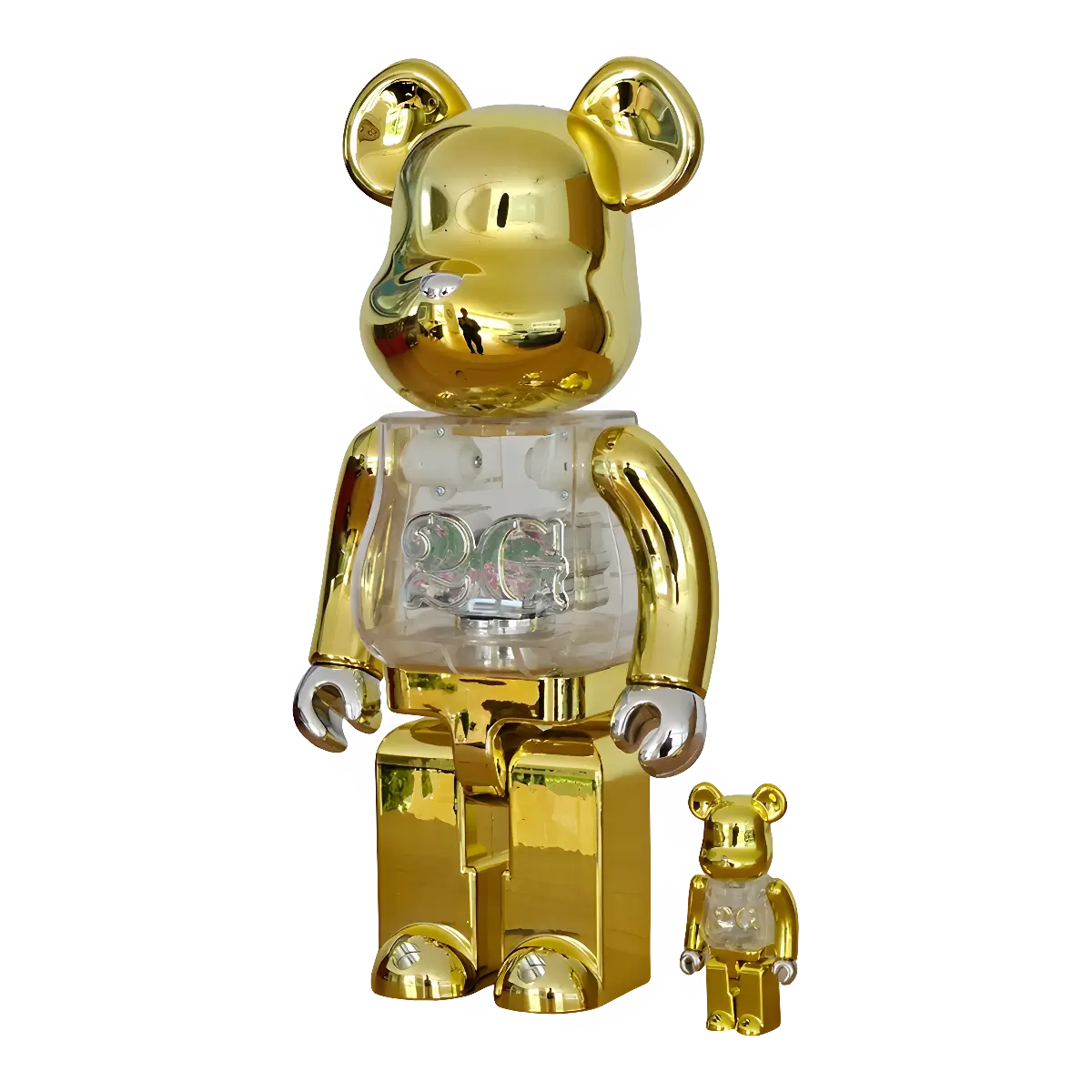 Bearbrick 2G Reverse 100%+400% schräg