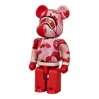 BE@RBRICK A BATHING APE ABC Camo Shark Pink (200%)