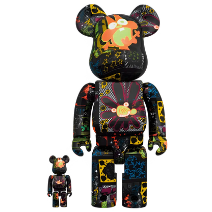 Bearbrick Akatsuka Nyarome & Beshi 100%+400% Herstellerbild 1