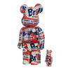 Bearbrick Andy Warhol 'Brillo' 2022 100%+400% schräg