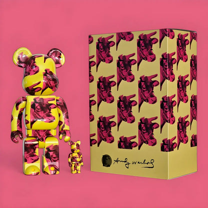 BE@RBRICK Andy Warhol 'Cow Wallpaper' 100%+400% BE@RBRICK Andy Warhol 'Cow Wallpaper' 100%+400%