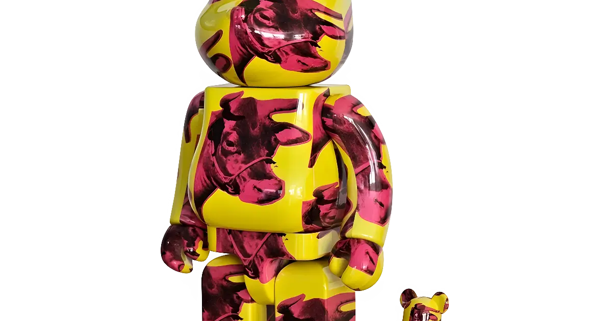 アンディ・ウォーホル ベアブリック “Cow Wallpaper” BE@RBRICK Andy Warhol 'Cow Wallpaper' 100%+400%