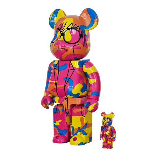 Bearbrick Andy Warhol 'Special' 100%+400% schräg