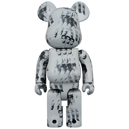 Bearbrick Andy Warhol's Elvis Presley 100%+400% Herstellerbild 4
