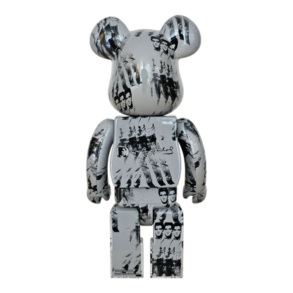 Bearbrick Andy Warhol's Elvis Presley 100%+400% Rückseite