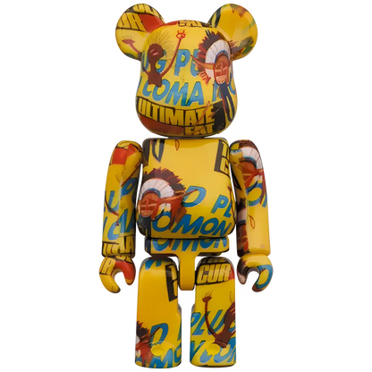 Bearbrick Andy Warhol × Jean-Michel Basquiat #3 100%+400% Herstellerbild 2