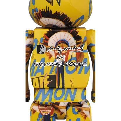 Bearbrick Andy Warhol × Jean-Michel Basquiat #3 100%+400% Herstellerbild 4