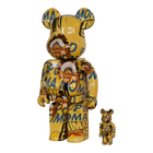 BE@RBRICK Andy Warhol × Jean-Michel Basquiat #3 (100%+400%)