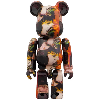 Bearbrick Andy Warhol × The Rolling Stones 'Love You Live' 100%+400% Herstellerbild 2