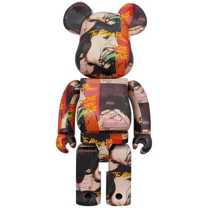 Bearbrick Andy Warhol × The Rolling Stones 'Love You Live' 100%+400% Herstellerbild 3