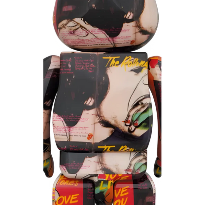 Bearbrick Andy Warhol × The Rolling Stones 'Love You Live' 100%+400% Herstellerbild 4