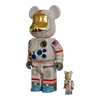 Bearbrick Apollo 17 Astronaut schräg