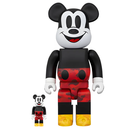 Bearbrick BAPE Mickey Mouse Color Version 100%+400% Herstellerbild 1