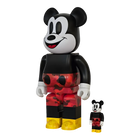 BE@RBRICK BAPE Mickey Mouse Color Version (100%+400%)