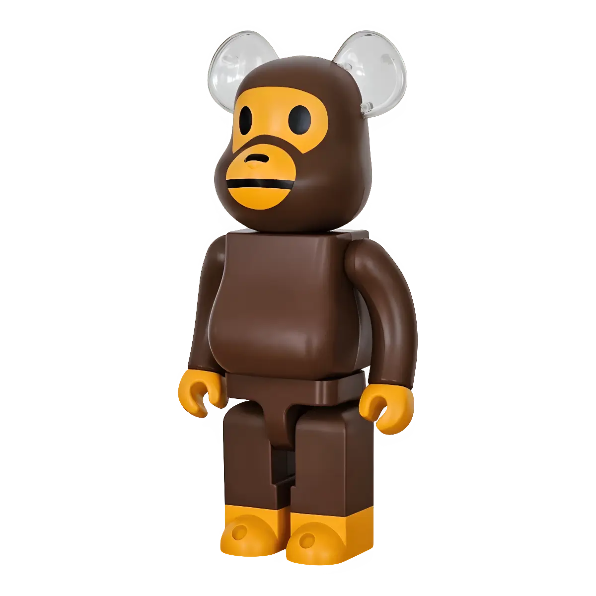 Bearbrick Baby Milo Ear Clear Version 400% schräg