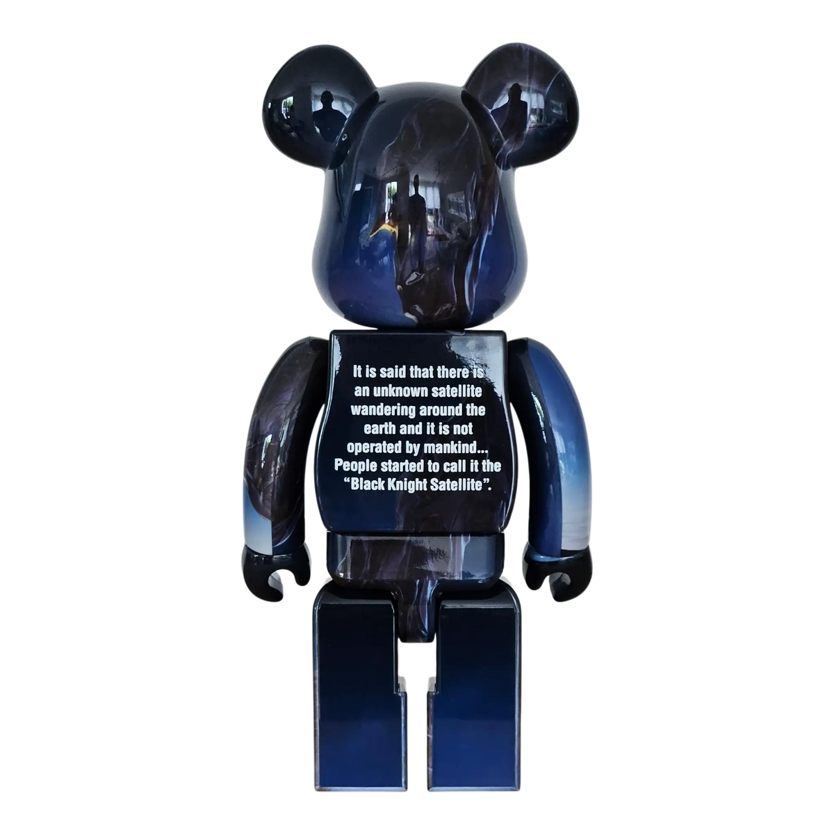 Bearbrick Black Knight Satellite 100%+400% Rückseite