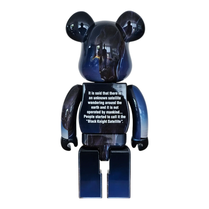Bearbrick Black Knight Satellite 100%+400% Rückseite
