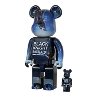 BE@RBRICK Black Knight Satellite (100%+400%)