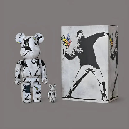 BE@RBRICK Brandalism 'Flower Bomber' 100%+400% BE@RBRICK Brandalism 'Flower Bomber' 100%+400%