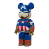 Bearbrick Captain America 400% schräg
