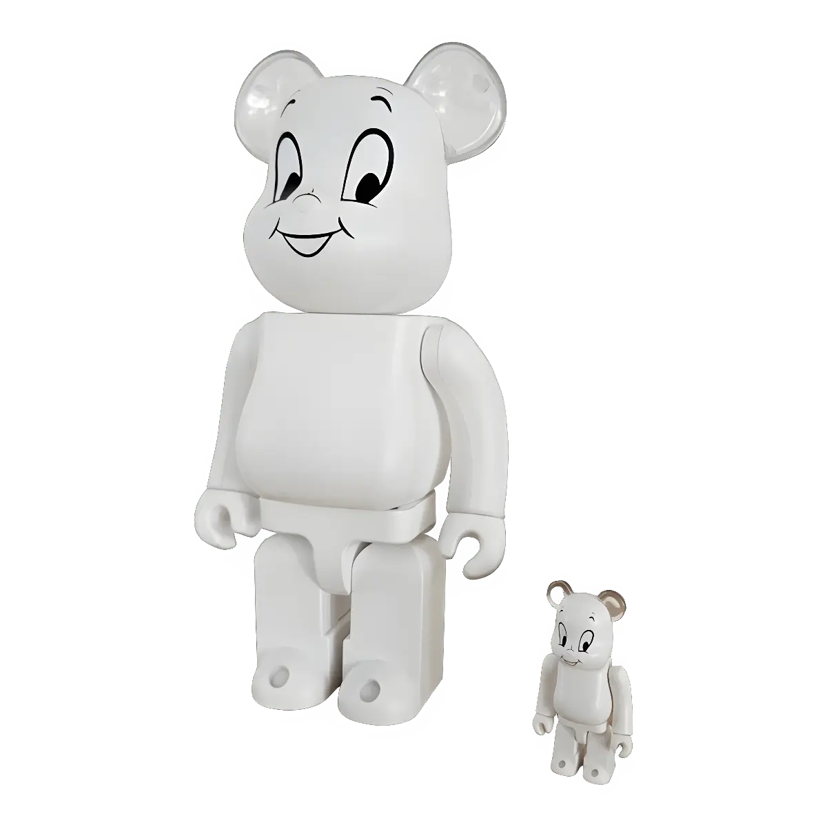 Bearbrick Casper the Friendly Ghost 100%+400% schräg