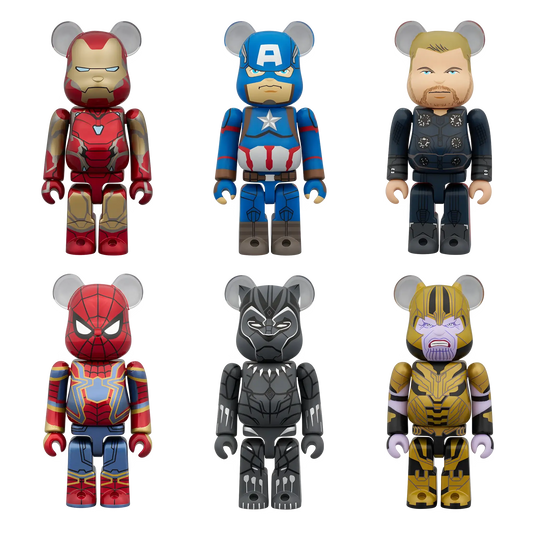 Bearbrick Chase MARVEL Infinity Saga Modellübersicht 100%