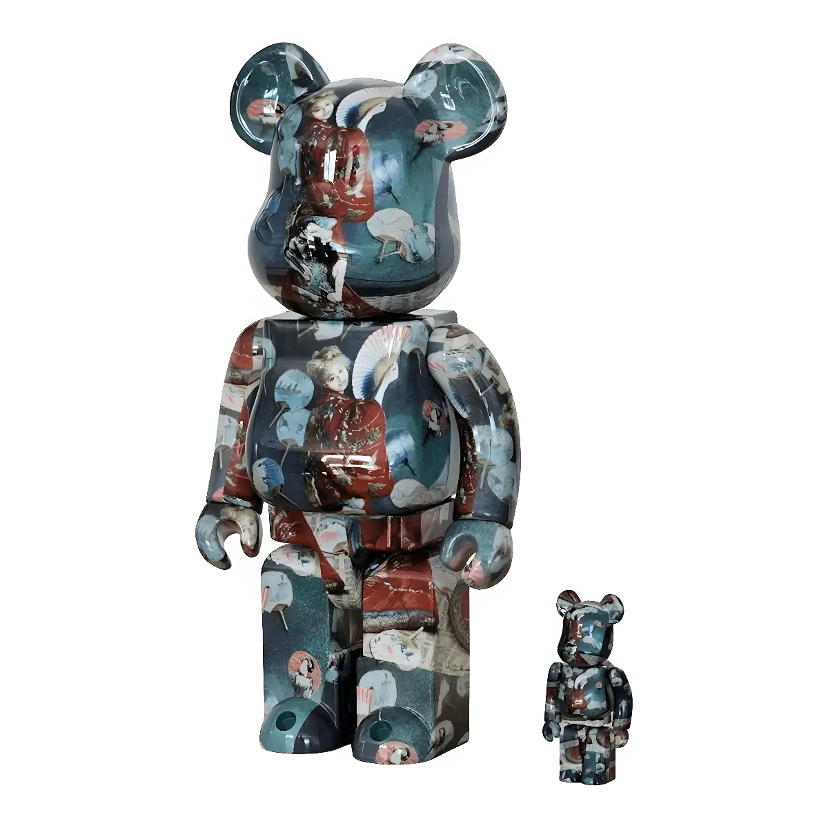Bearbrick Claude Monet La Japonaise schräg