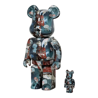 Bearbrick Claude Monet La Japonaise schräg