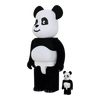 Bearbrick Clot Pandy 100%+400% schräg
