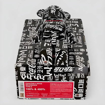 Bearbrick Coca-Cola × atmos Type-6 100%+400% Echtheitsmerkmale