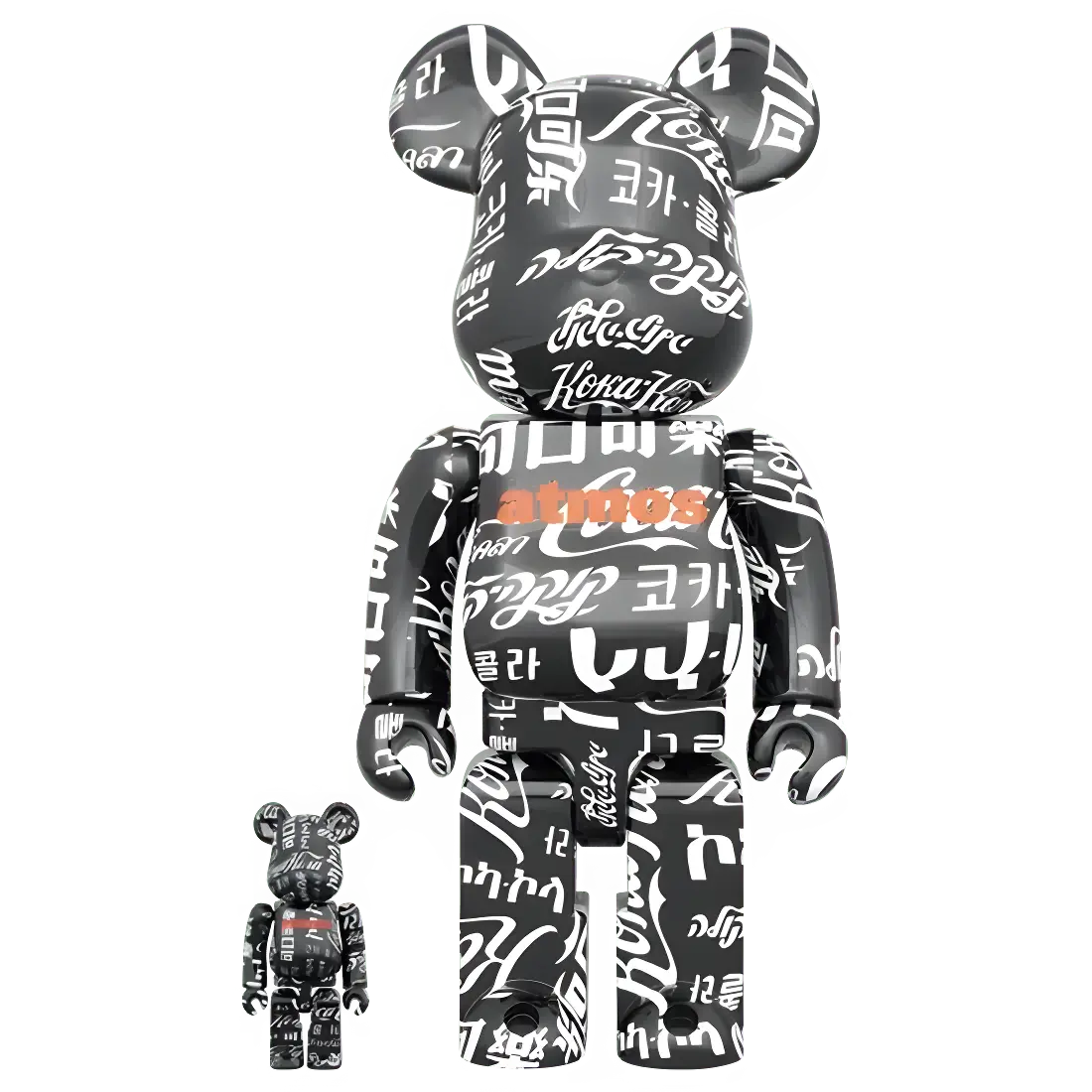 Bearbrick Coca-Cola × atmos Type-6 100%+400% Herstellerbild 1