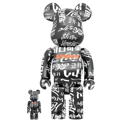 Bearbrick Coca-Cola × atmos Type-6 100%+400% Herstellerbild 1