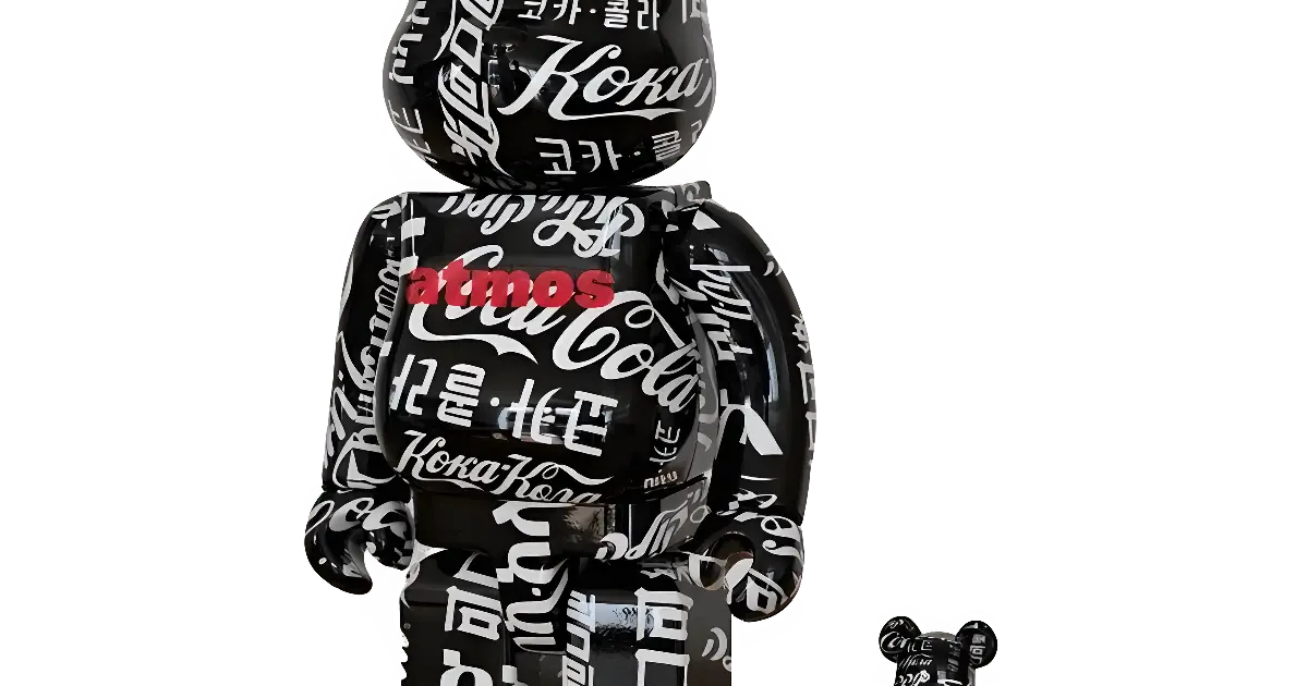 BE@RBRICK Coca-Cola × atmos Type-6 100%+400%