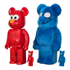 BE@RBRICK Coin Parking Delivery × Sesame Street Elmo & Shirai-san (100%+400%)
