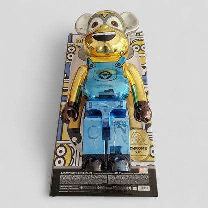 Bearbrick Dave Chrome Version [Minions] 1000% Echtheitsmerkmale