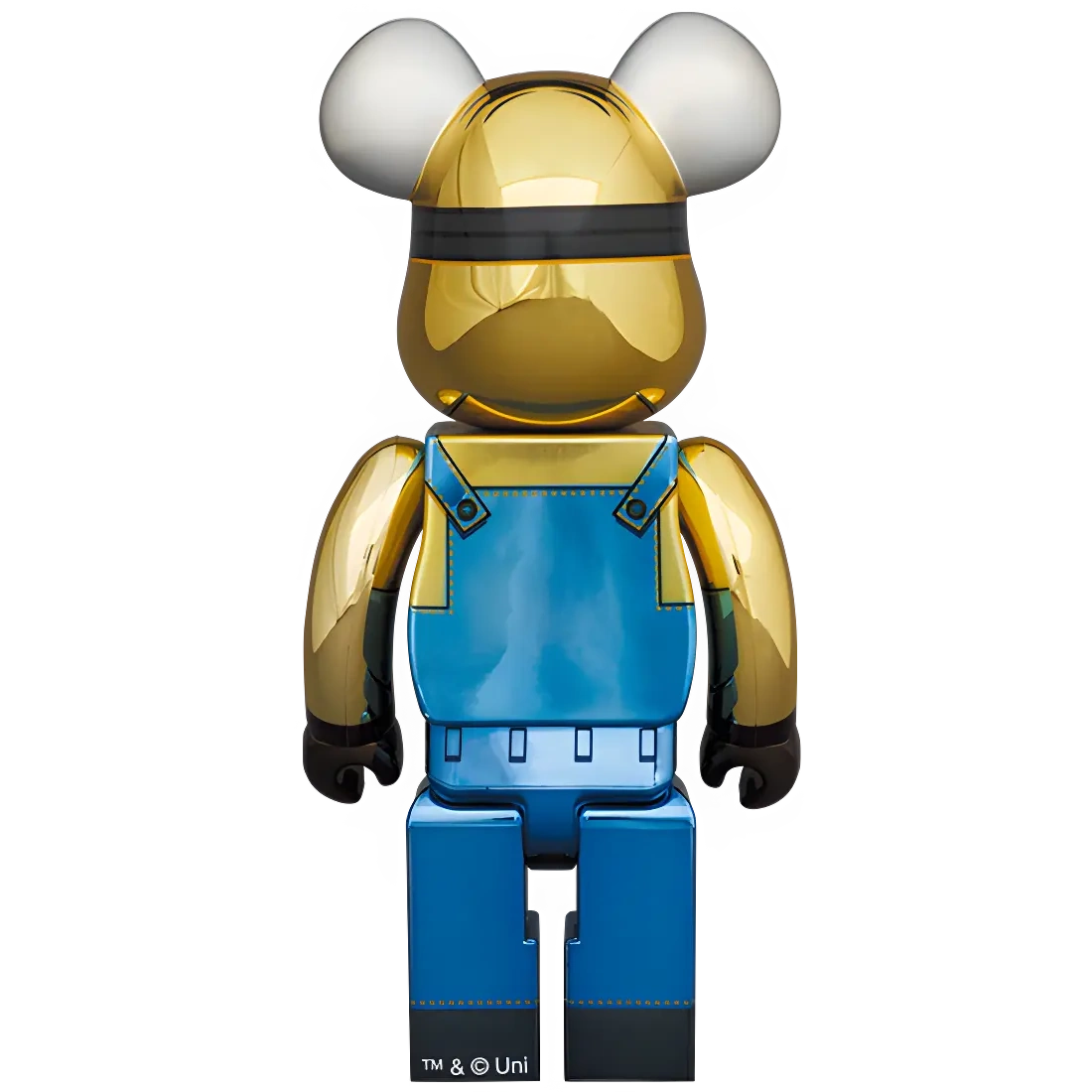 Bearbrick Dave Chrome Version [Minions] 1000% Herstellerbild 2
