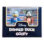 BE@RBRICK Donald Duck & Goofy 2er-Set (100%)