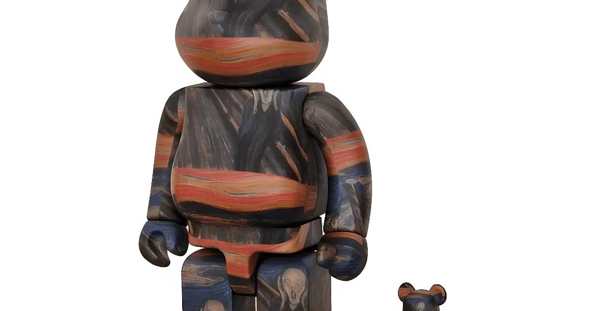 BE@RBRICK Edvard Munch Scream 100%+400% | MyBearBrick.de