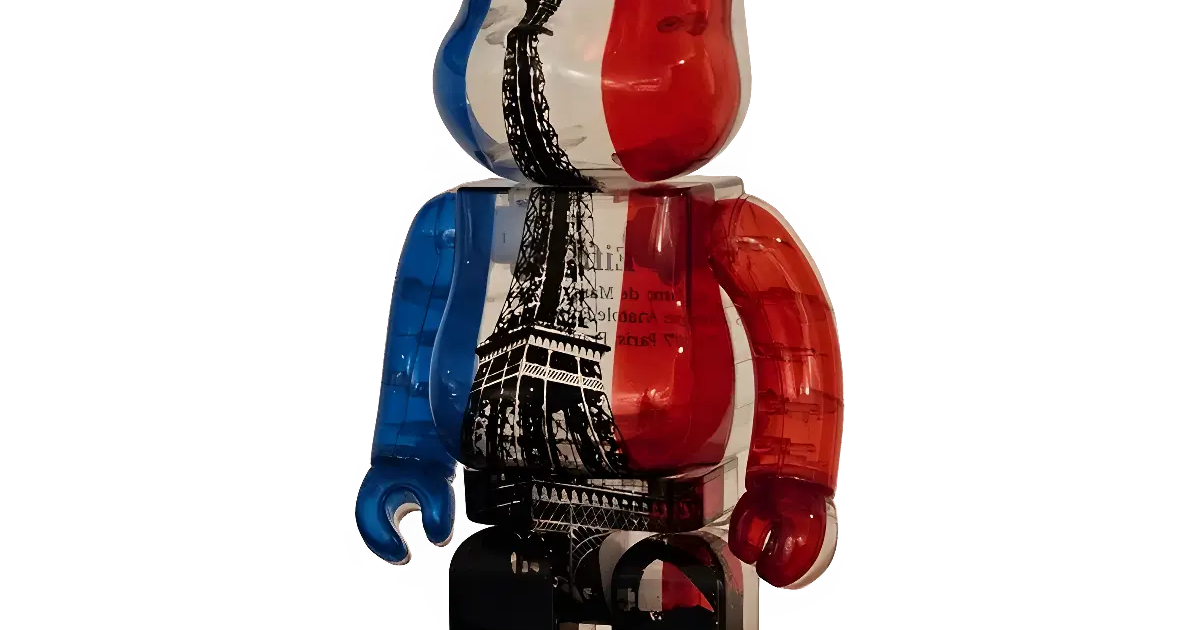EIFFEL TOWER Tricolor BE@RBRICK 400% MEDICOM TOY - BE@RBRICK