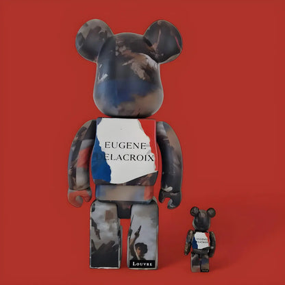Bearbrick Eugène Delacroix Liberty Leading The People 100%+400% Rückseite