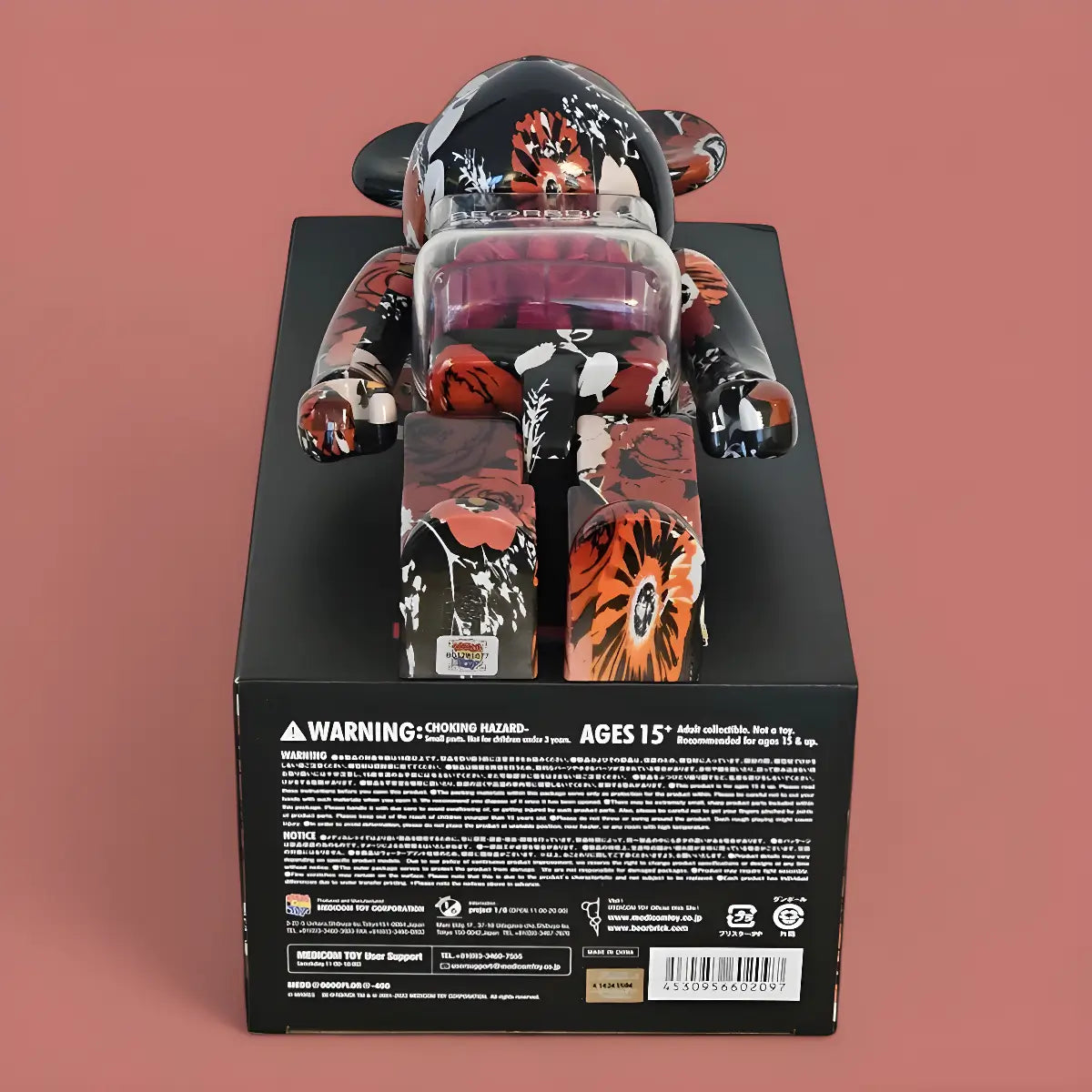 Bearbrick FLOR@ 400％ Medicom Toy BE@RBRICK - Flor@ 400% Bearbrick Flora Bear