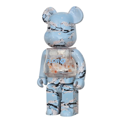 BE@RBRICK Flora Sakura 400% with cherry blossom | MyBearBrick.de BE@RBRICK Flora Sakura 400% with cherry blossom | MyBearBrick.de