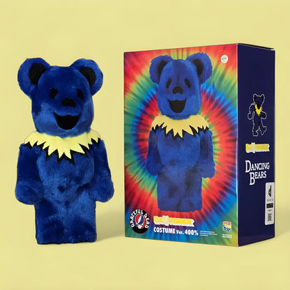 BE@RBRICK Grateful Dead Dancing Bears Costume Ver. Blue 400% BE@RBRICK Grateful Dead Dancing Bears Costume Ver. Blue 400%