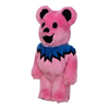 Bearbrick Grateful Dead Dancing Bears Costume Version Pink (400%) schräg