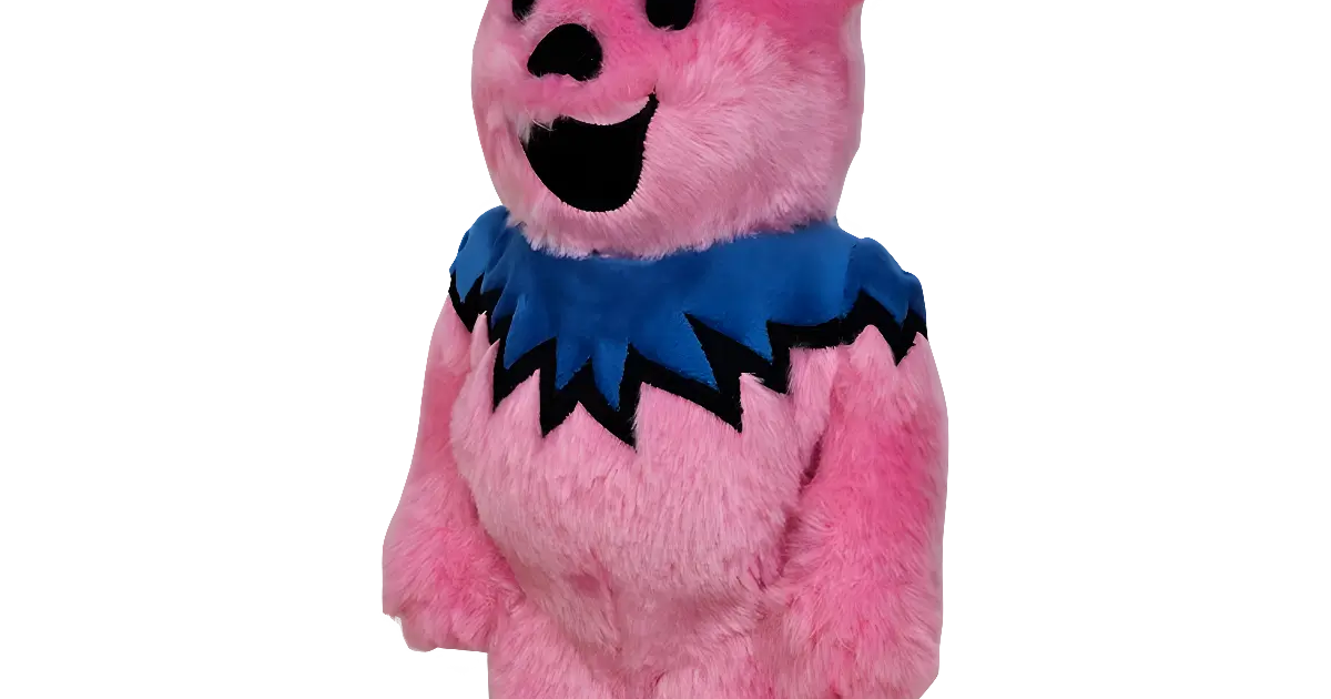 BE@RBRICK Grateful Dead Dancing Bears Costume Ver. Pink 400% BE@RBRICK Grateful Dead Dancing Bears Costume Ver. Pink 400%