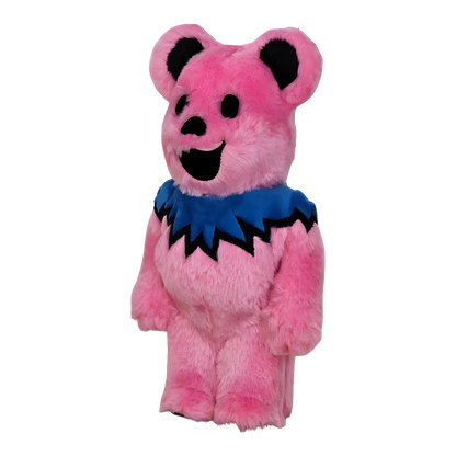 Bearbrick Grateful Dead Dancing Bears Costume Version Pink (400%) schräg
