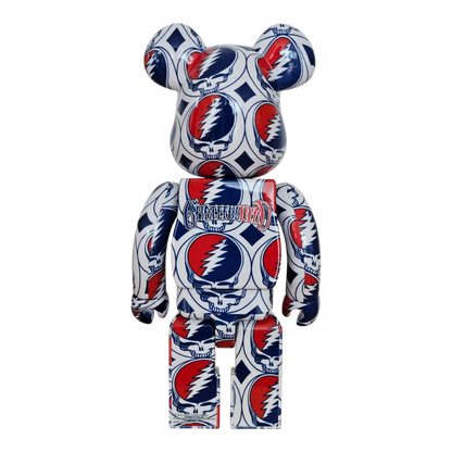 Bearbrick Grateful Dead 'Steal Your Face' 100%+400% Rückseite