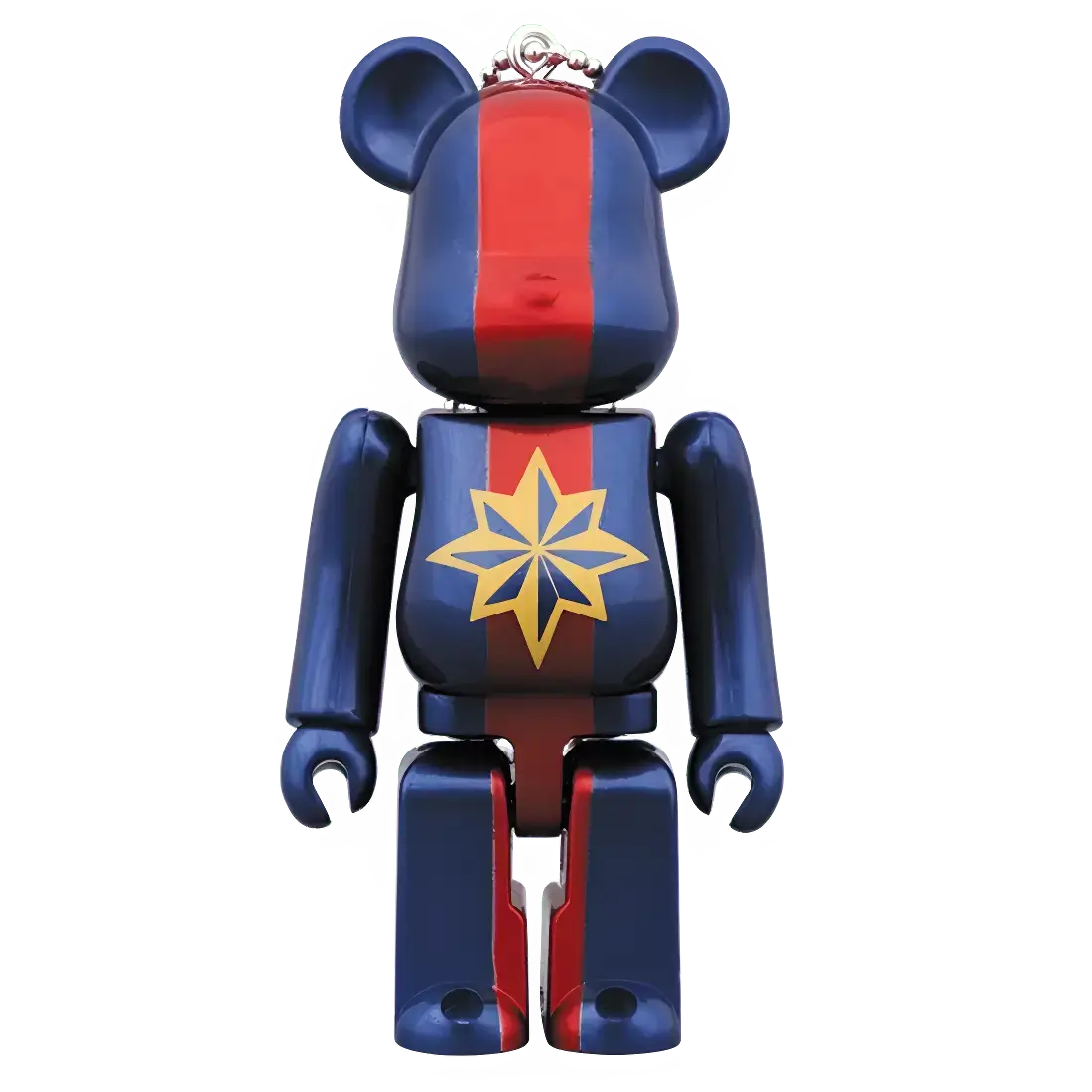 Bearbrick Happy Kuji 'Avengers Endgame' (2019) - 14 Captain Marvel 100% Herstellerbild